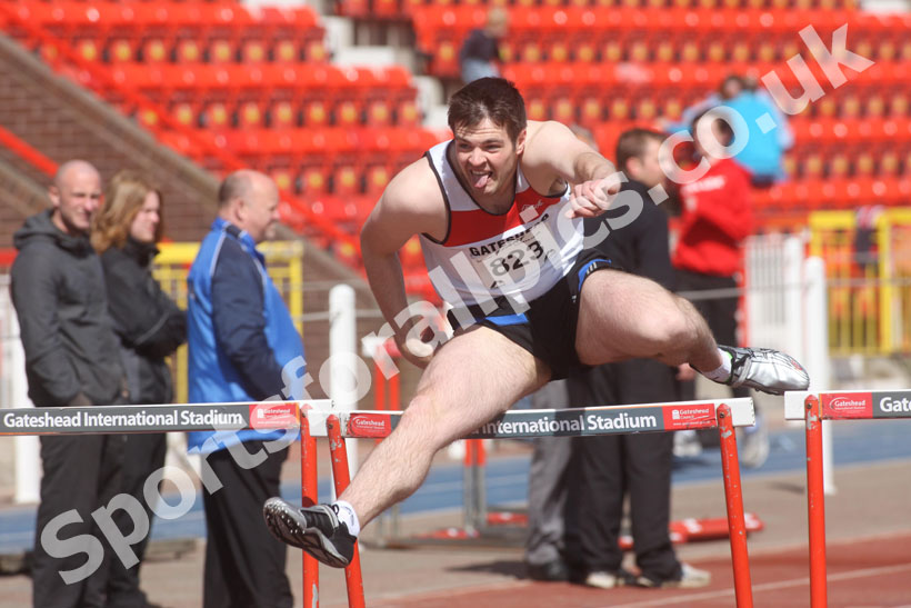 Andrew Sturrock (Gateshead)  Senior 110m hurdles, North East Champs, Gateshead